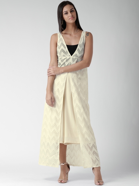 

QUIZ Navy & White Fit & Flare Dress, Navy blue