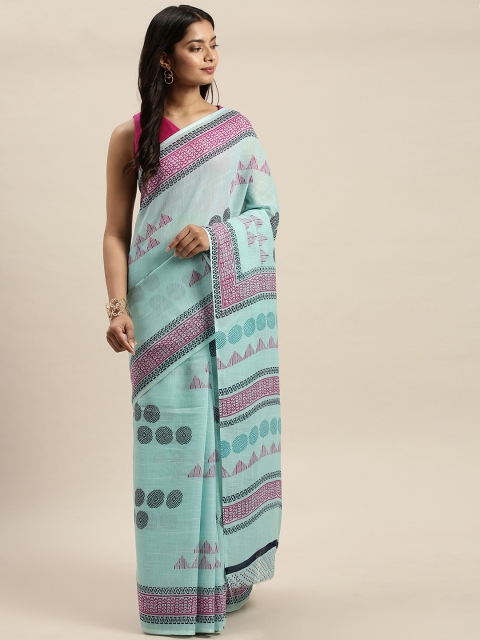 

Vaamsi Blue Woven Design Art Silk Saree