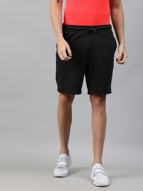 

Nike Men Black Solid Regular Fit Sports Shorts