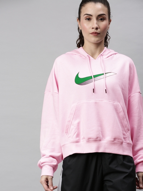 

Nike Women Pink AS W NSW Icon Clash Hooded Sweatshirt