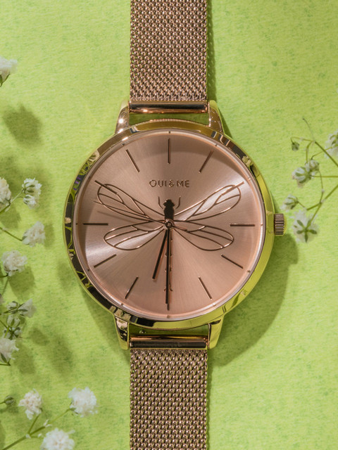 

OUI & ME Women Rose Gold Analogue Watch ME010035