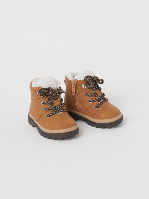 

H&M Kids Beige Pile-Lined Boots