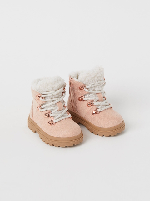 

H&M Kids Pink Pile-Lined Boots