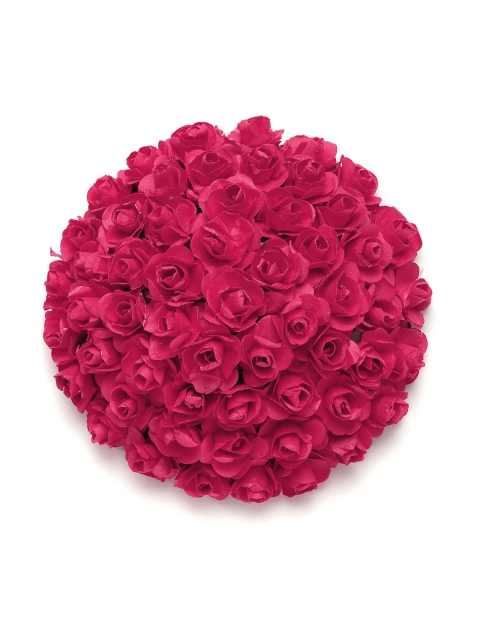 

LAIDA Pink Embellished Hair Bun Cover
