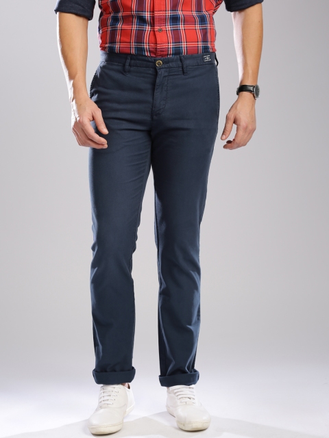 

Tommy Hilfiger Navy Denton Straight Chino Trousers, Navy blue