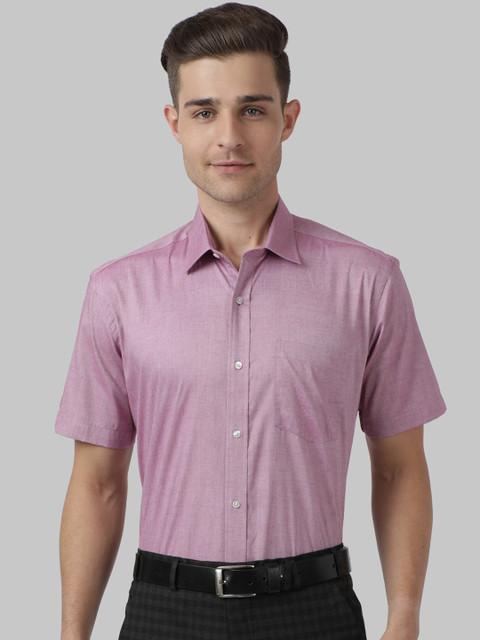 

Park Avenue Men Purple Regular Fit Solid Formal Shirt