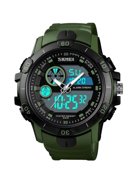 

Skmei Men Green Analogue and Digital Watch 1428