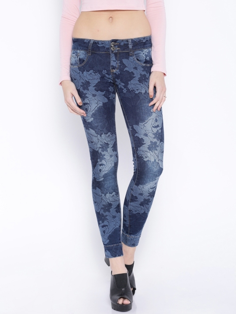 

Deal Jeans Blue Floral Print Slim Jeans