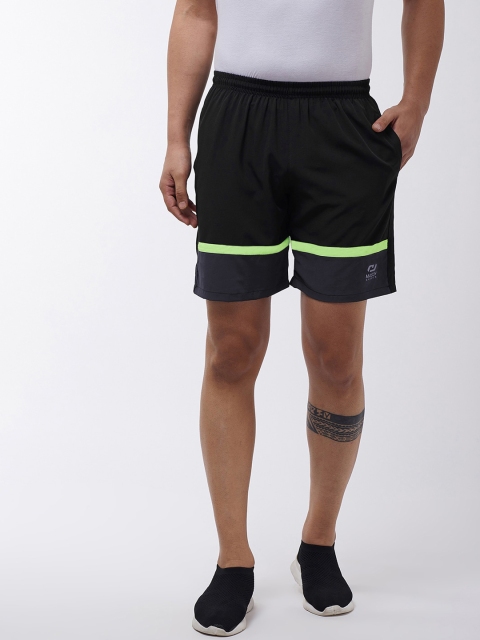 

Masch Sports Men Black Solid Regular Fit Sports Shorts