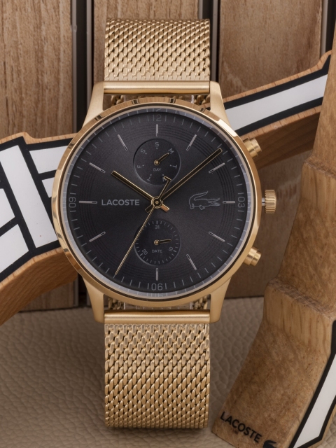 

Lacoste Women Black & Gold-Toned Analogue Watch 2011098