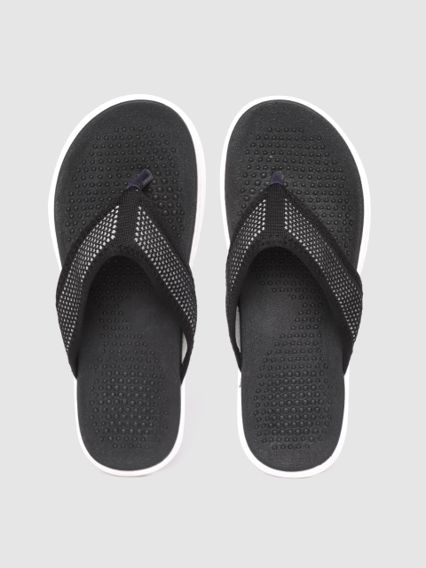 

Kook N Keech Men Black & White Self Design Thong Flip-Flops