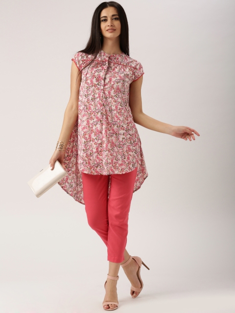 

All About You from Deepika Padukone Pink Modal Floral Print Tunic