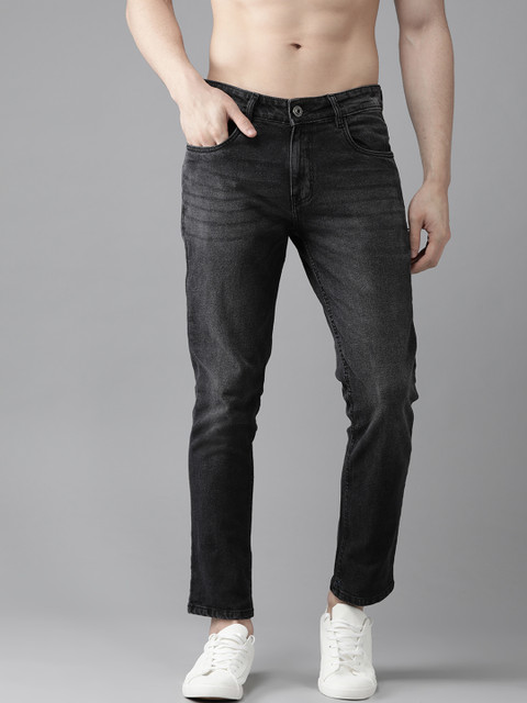 

Roadster Men Charcoal Grey Skinny Fit Mid-Rise Clean Look Stretchable Jeans