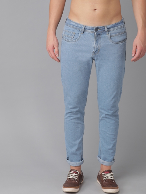 

The Roadster Lifestyle Co Men Blue Slim Tapered Fit Mid-Rise Clean Look Stretchable Jeans