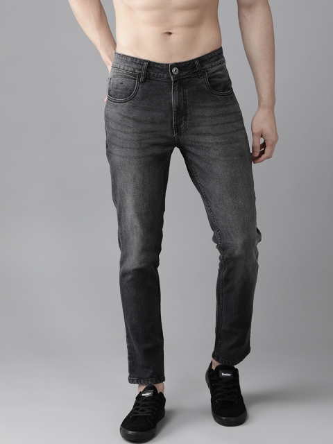 

Roadster Men Charcoal Grey Skinny Fit Mid-Rise Clean Look Stretchable Jeans