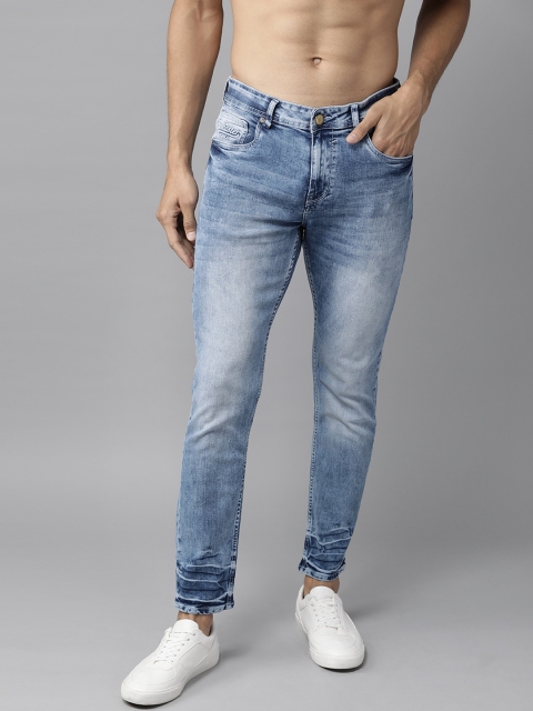 

Roadster Men Blue Slim Tapered Fit Mid-Rise Clean Look Stretchable Jeans