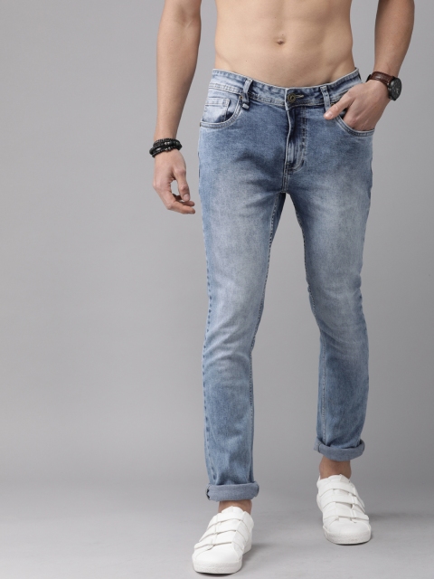 

Roadster Men Blue Skinny Fit Mid-Rise Clean Look Stretchable Jeans