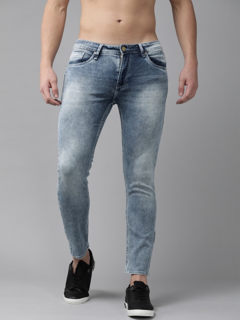 

The Roadster Lifestyle Co Men Blue Skinny Fit High-Rise Clean Look Stretchable Jeans