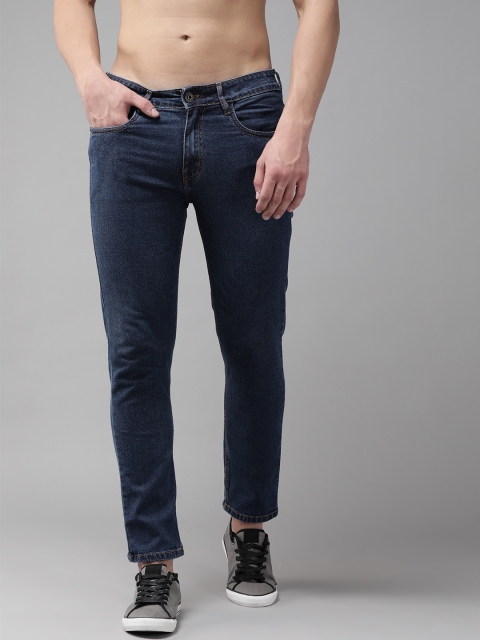 

The Roadster Lifestyle Co Men Navy Blue Skinny Fit Mid-Rise Clean Look Stretchable Jeans