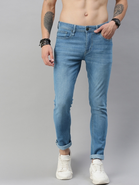 

Roadster Men Blue Skinny Fit Mid-Rise Clean Look Jeans