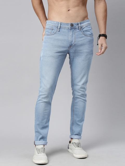 

The Roadster Lifestyle Co Men Blue Skinny Fit Light Fade Stretchable Jeans