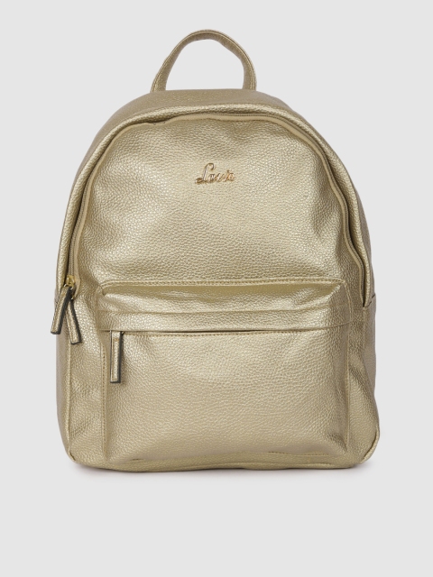 

Lavie Women Gold-Toned Solid BARLOW LG Backpack