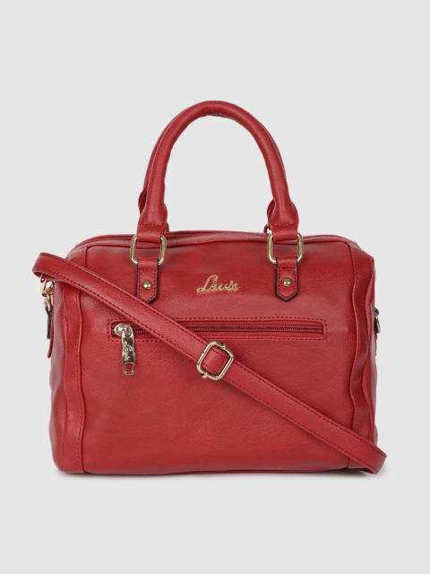 

Lavie Red Solid NAMAH BOX Handheld Bag