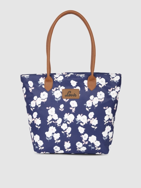 

Lavie Navy Blue & White Printed BUYO Shoulder Bag
