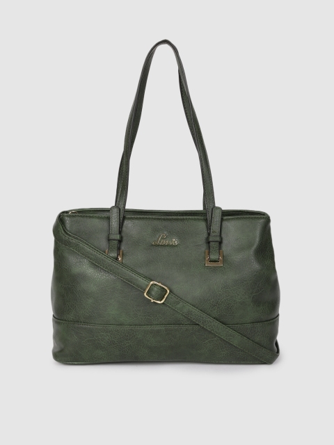 

Lavie Olive Green Solid ANGEL MED Shoulder Bag