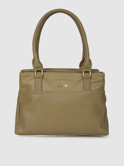 

Lavie Olive Green Solid Shoulder Bag