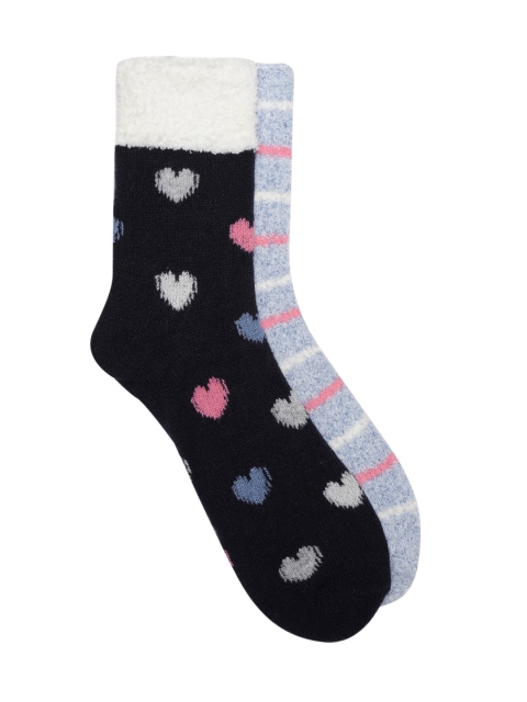 

Marks & Spencer Women Pack of 2 Above Ankle-Socks, Navy blue
