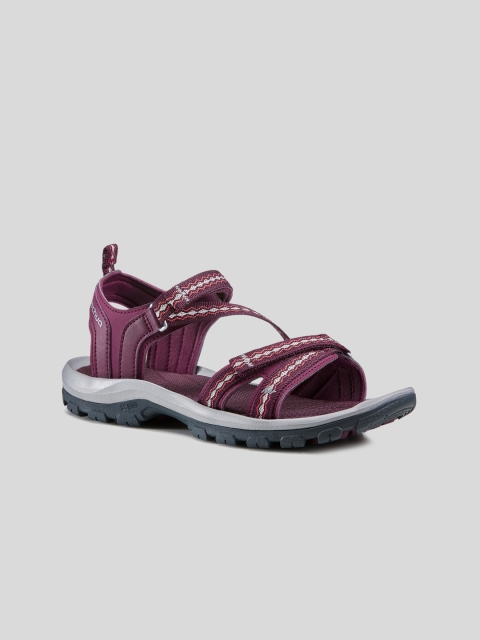 

Quechua By Decathlon Women Purple Printed Sports Sandals NH110