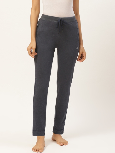 

MRASIS Women Navy Blue Solid Lounge Pants