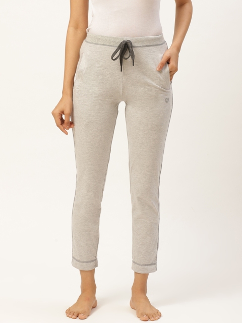 

MRASIS Women Grey Melange Solid Lounge Pants