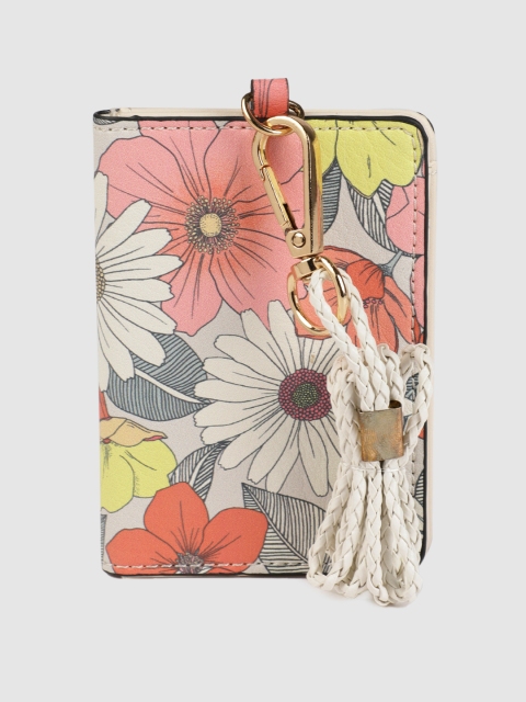 

Accessorize Women Multicoloured Floral Printed Card Holder, Multi