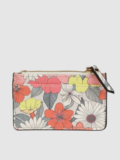 

Accessorize Women Multicoloured Floral Printed Card Holder, Multi