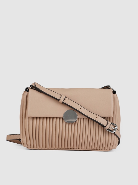 

Accessorize Nude-Coloured Solid Sling Bag