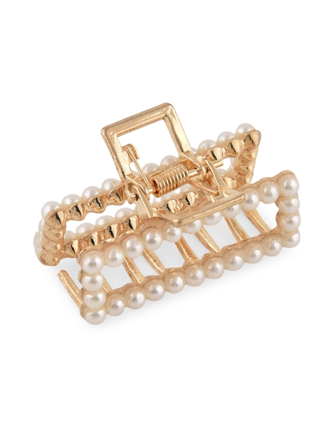 

ToniQ Gold-Toned Embellished Alligator Hair Clip