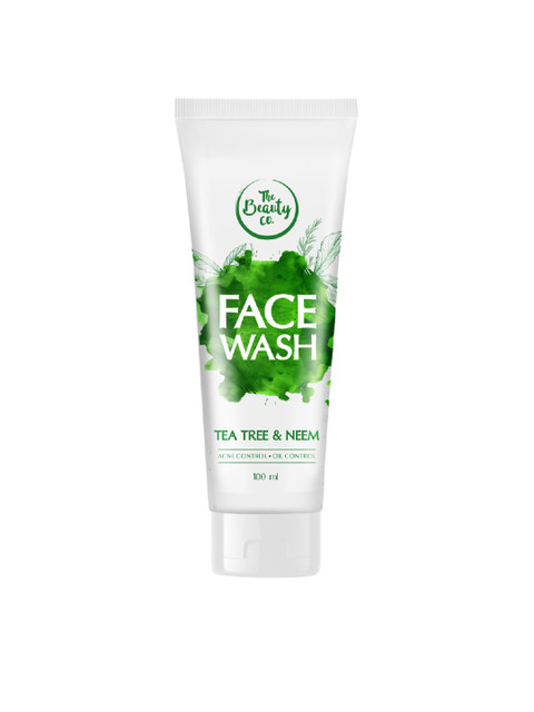 

The Beauty Co. Tea Tree & Neem Face Wash 100 ml, White