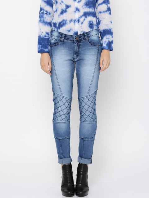 

Roadster Blue Washed Skinny Fit Stretchable Jeans