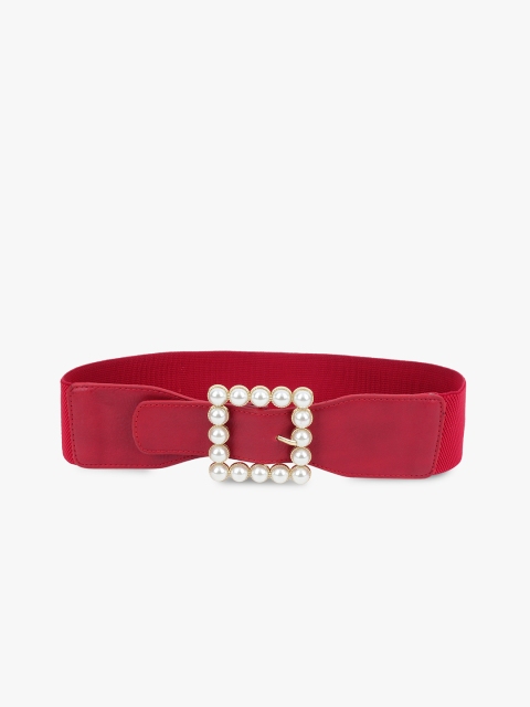 

Mali Fionna Women Red Solid Belt