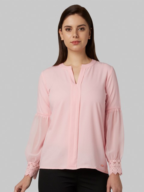 

Park Avenue Woman Pink Solid Top