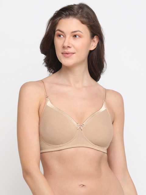 

DIXCY SCOTT Slimz Women Beige Solid Padded Everyday Bra K1-PR8847BR