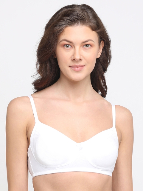 

DIXCY SCOTT Slimz Women White Solid Non-Padded Wired Everyday Bra K1-PR8838BR