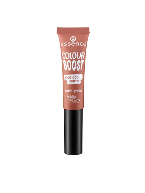 

essence Colour Boost Mad About Matte Liquid Lipstick - 01 Dusty Romance, Brown