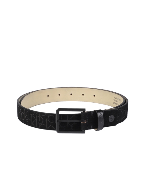 

Calvin Klein Men Black & Beige Reversible Genuine Leather Belt