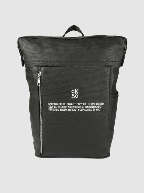 

Calvin Klein Men Black Typography Print 45 Backpack