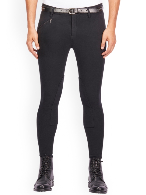 

FOUGANZA By Decathlon Men Black Regular Fit Solid Regular Trousers