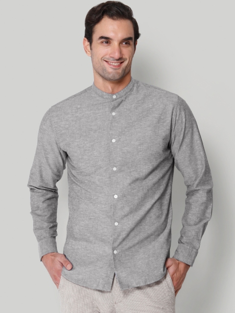 

SELECTED Men Grey Classic Slim Fit Opaque Casual Shirt