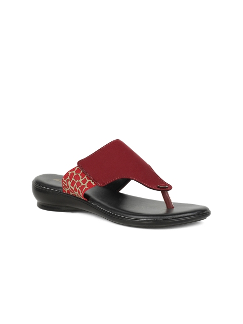 

Bata Women Red Solid Comfort Heels